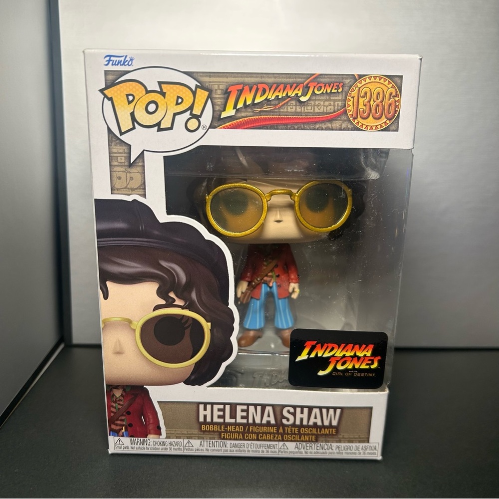 Funko Pop! Indiana Jones Figure with Red and Yellow Accents